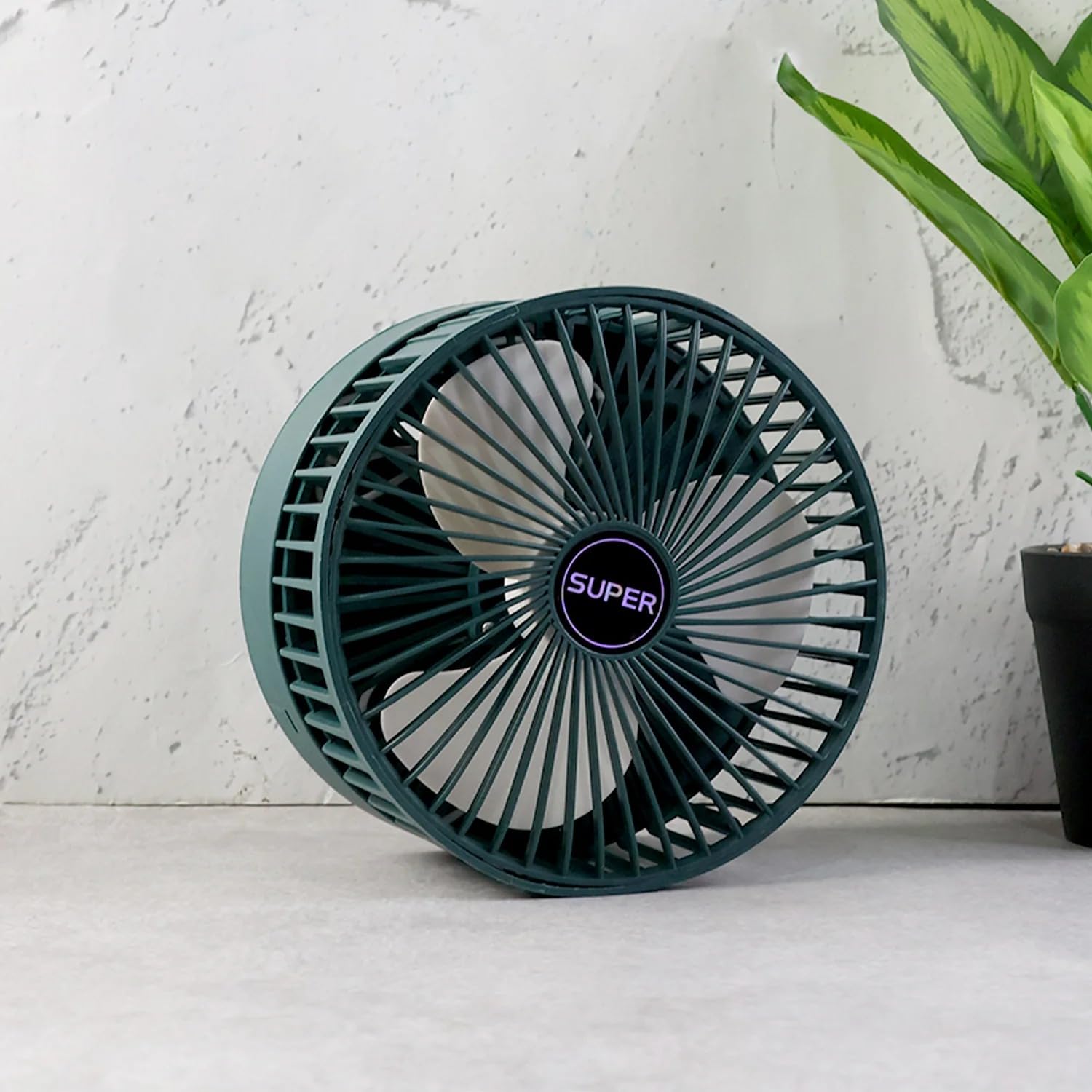 Telescopic Foldable Mini USB Desk Fan, Portable Adjustable Table Fan with Compact Space Saving Design for Home Office Study Bedroom Travel Work Desk Personal Cooling Fan - Mini USB Desk Fan - Image 8