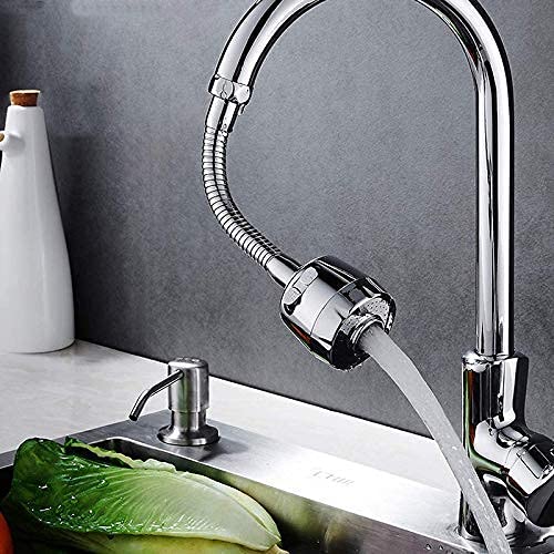 Sink Faucet Sprayer Attachment 360 Rotatable Kitchen Tap Extender Head Replacement Anti-Splash Faucet Nozzle Head with Hose and Universal Connector - Sink Faucet Sprayer - Image 6