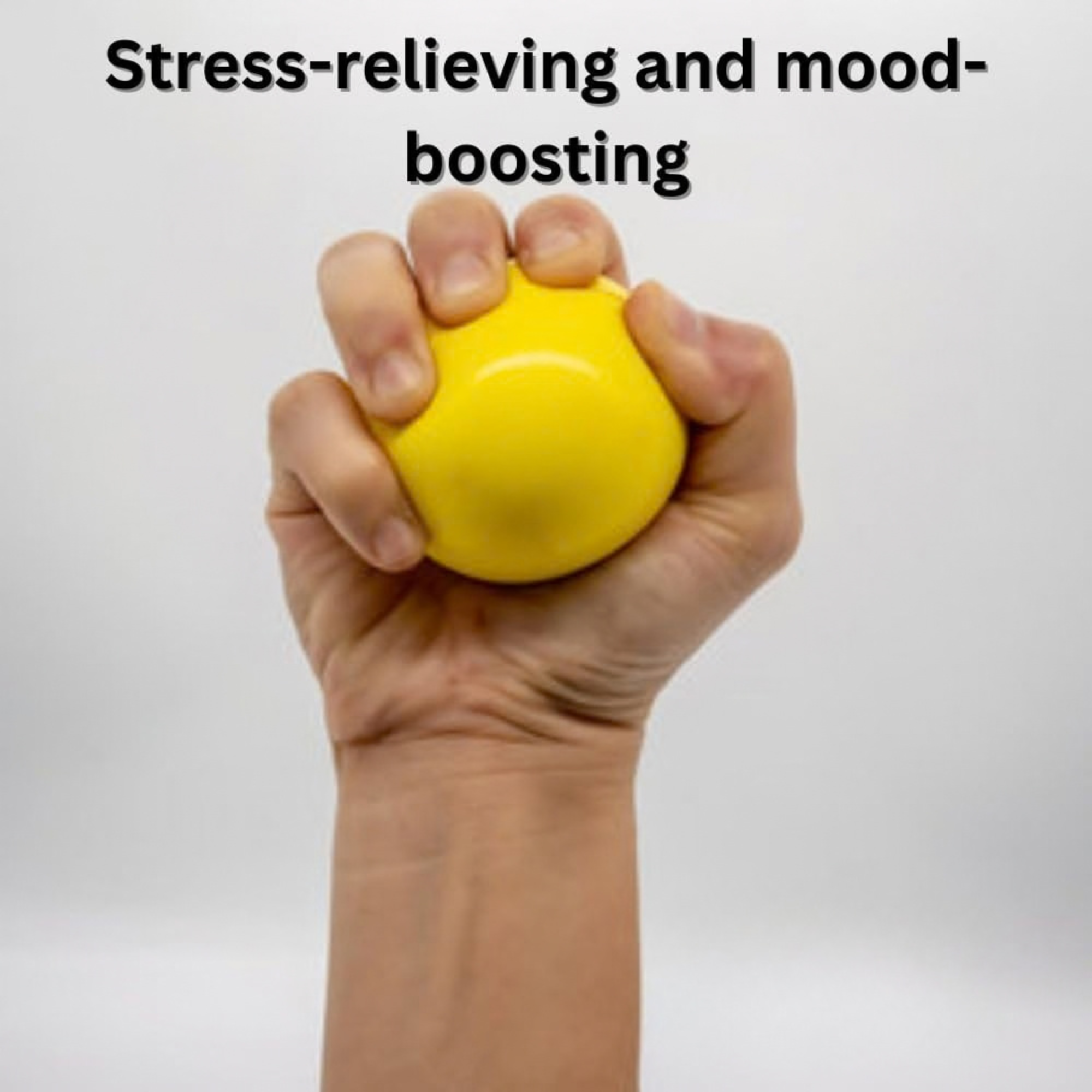 Smiley Soft Ball for Kids, Babies & Adults | Cute Squeeze Stress Relief Toy for Play, Relaxation, Sensory Activities, Desk Breaks, Travel Entertainment & Gifting - Pack Of 1 - Image 3