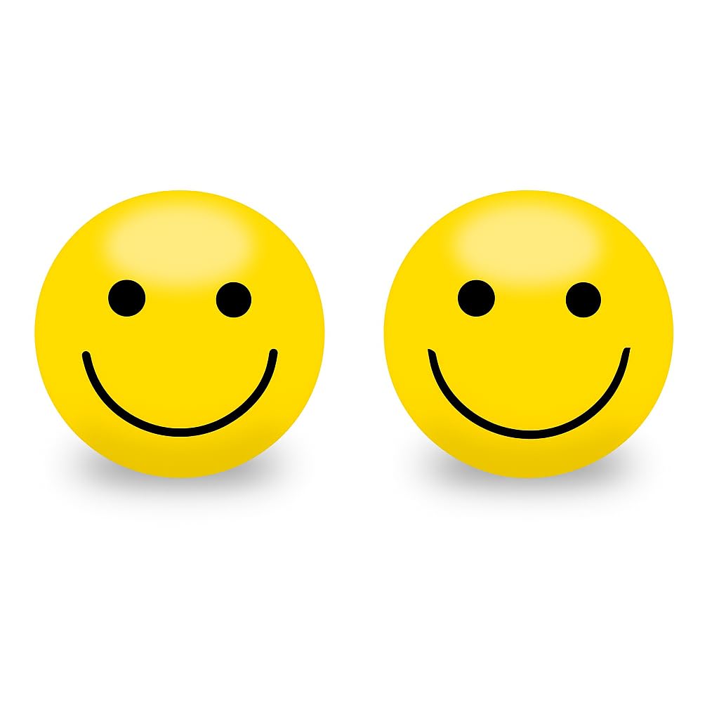 Smiley Soft Ball for Kids, Babies & Adults | Cute Squeeze Stress Relief Toy for Play, Relaxation, Sensory Activities, Desk Breaks, Travel Entertainment & Gifting - Pack Of 1 - Image 1