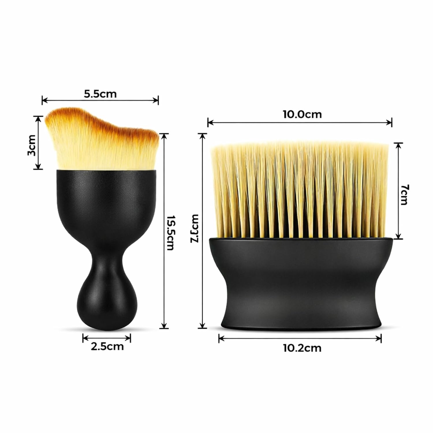 Car Interior Cleaning Brush Combo 2 PCS | Car Dashboard Cleaning Brush & Car AC Vent Brush | Soft Car Detailing Brush Set for Interior Dust Cleaning - Combo - Image 3