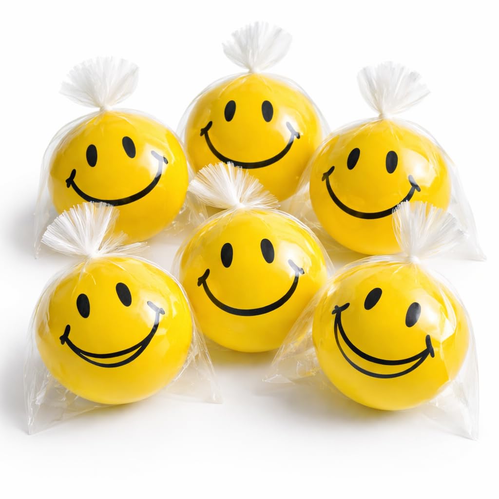 Smiley Soft Ball for Kids, Babies & Adults | Cute Squeeze Stress Relief Toy for Play, Relaxation, Sensory Activities, Desk Breaks, Travel Entertainment & Gifting - Pack Of 1 - Image 5